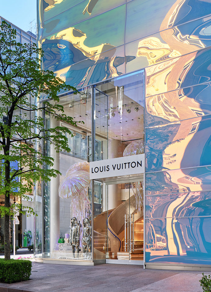 Jun Aoki & Associates designs Louis Vuitton's new Osaka store with light  and airy glass sails